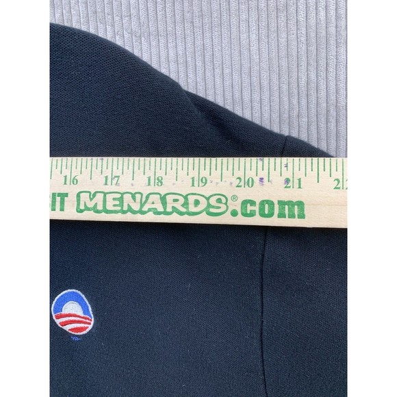 VTG Akwa Classic Polo Shirt 1/4 Button Navy Men's Size XL Workwear Company Logo - Picture 3 of 10